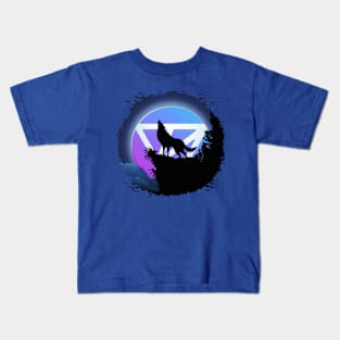 Vitruveo Wolf Kids T-Shirt